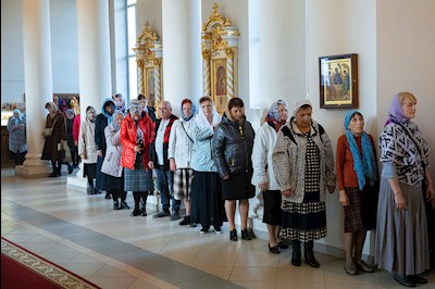 Митрополит Игнатий совершил всенощное бдение с чином воздвижения Креста в кафедральном соборе Живоначальной Троицы г. Вольска