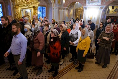 Митрополит Игнатий совершил всенощное бдение в Свято-Троицком кафедральном соборе г. Саратова