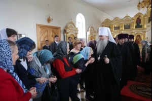 Литургия Преждеосвященных Даров в храме в честь Казанской иконы Божией Матери р.п.Татищево