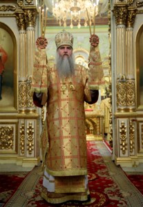 Божественная литургия в храме в честь Покрова Пресвятой Богородицы г. Саратова