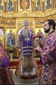 Божественная литургия в храме великомученика Георгия Победоносца г. Саратова