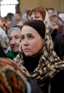 Божественная литургия в храме во имя святого благоверного князя Александра Невского г.Ртищево