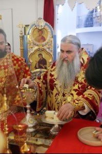 Божественная литургия в храме во имя святых первоверховных апостолов Петра и Павла г. Аткарска