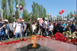 Митинг в Парке Победы на Соколовой горе