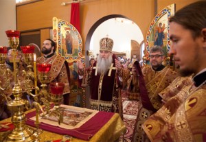 Митрополит Лонгин совершил Великое освящение храма во имя великомученицы Параскевы с. Благодатное Хвалынского района