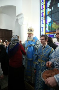 Всенощное бдение на Архиерейском подворье – храме в честь иконы Божией Матери «Утоли моя печали» г.Саратова