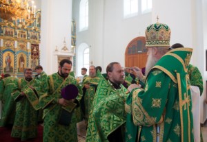 Всенощное бдение в Свято-Сергиевском женском монастыре с. Алексеевка Базарно-Карабулакского района