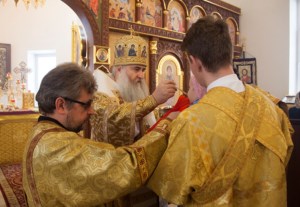 Божественная литургия в храме во имя святителя Николая Японского г. Саратова