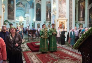 Всенощное бдение в храме Сошествия Святого Духа г. Саратова