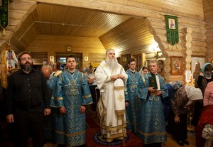 Всенощное бдение в храме в честь Рождества Пресвятой Богородицы г. Саратова