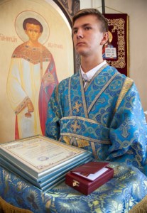 Божественная литургия в храме в честь Владимирской иконы Божией Матери с. Багаевка Саратовского района