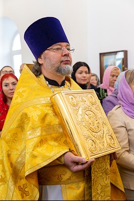 Великое освящение храма Сорока Севастийских мучеников г. Саратова и Божественная литургия в новоосвященном храме