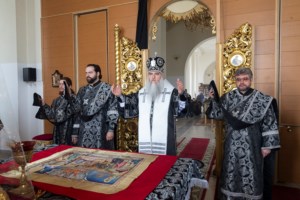 Литургия Преждеосвященных Даров в Свято-Троицком кафедральном соборе г. Вольска