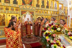 Божественная литургия в Свято-Алексиевском женском монастыре г. Саратова