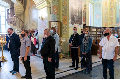 Всенощное бдение в храме Покрова Пресвятой Богородицы г. Саратова