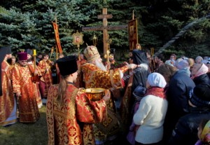 Божественная литургия в Спасо-Преображенском мужском монастыре г. Саратова