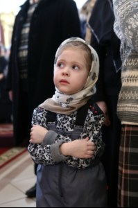 Божественная литургия в храме великомученика Георгия Победоносца г. Саратова