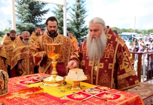 Божественная литургия в Вавиловом Доле