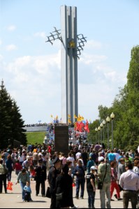 Митинг в Парке Победы на Соколовой горе