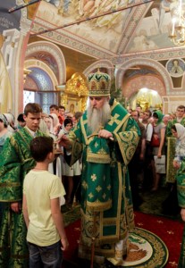 Всенощное бдение в Свято-Троицком кафедральном соборе г. Саратова