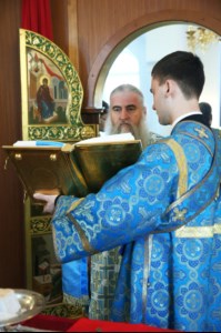 Божественная литургия на Архиерейском подворье – храме в честь иконы Божией Матери «Утоли моя печали» г.Саратова