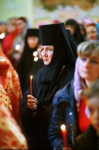 Пасхальная вечерня в храме Покрова Пресвятой Богородицы г.Саратова