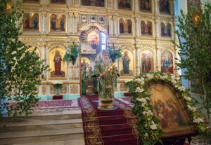 Всенощное бдение в храме Сошествия Святого Духа г. Саратова