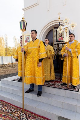 Великое освящение храма Сорока Севастийских мучеников г. Саратова и Божественная литургия в новоосвященном храме
