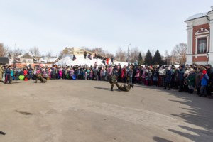На территории Покровского храма г. Саратова прошел зимний праздник