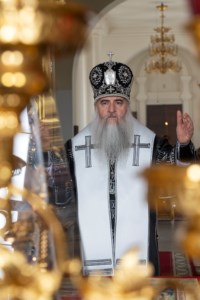 Литургия Преждеосвященных Даров в Свято-Троицком кафедральном соборе г. Вольска