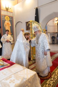 Божественная литургия в Свято-Никольском мужском монастыре г. Саратова