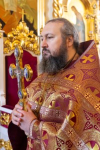 Вечерня в соединении с Литургией Василия Великого и чин умовения ног в храме в честь Покрова Пресвятой Богородицы г. Саратова