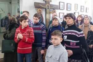 Литургия Преждеосвященных Даров в храме во имя святителя Митрофана Воронежского г. Саратова