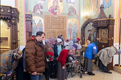 Божественная литургия в Свято-Иоанновском женском монастыре с. Алексеевка Хвалынского района