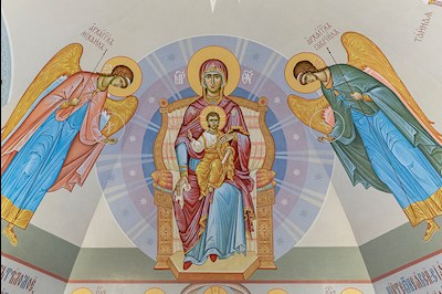 Божественная литургия в Свято-Никольском мужском монастыре г. Саратова