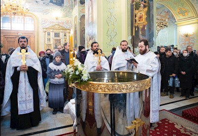 В праздник Крещения Господня митрополит Игнатий совершил Божественную литургию