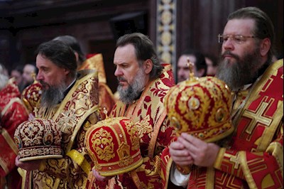 Митрополит Игнатий принял участие в Божественной литургии и торжествах в день тезоименитства Святейшего Патриарха Кирилла
