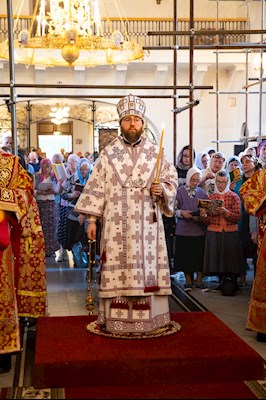 Митрополит Игнатий совершил всенощное бдение в Свято-Никольском мужском монастыре г. Саратова