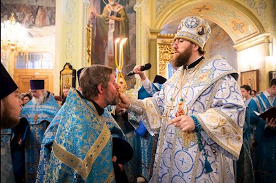 Митрополит Игнатий совершил всенощное бдение в Покровском соборе г. Саратова