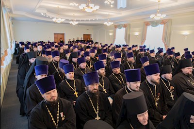 Состоялось ежегодное Епархиальное собрание духовенства