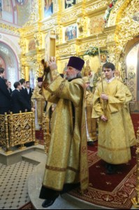 Великое освящение верхнего храма во имя Святой Живоначальной Троицы Свято-Троицкого кафедрального собора города Саратова