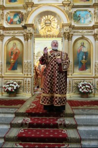 Божественная литургия в храме в честь Покрова Пресвятой Богородицы