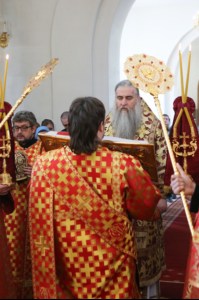 Божественная литургия в Свято-Алексиевском женском монастыре г. Саратова