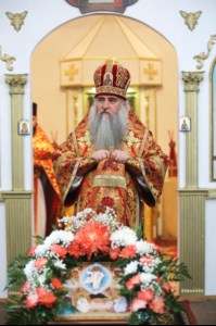 Божественная литургия в храме в честь Покрова Пресвятой Богородицы р.п. Новые Бурасы