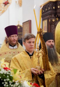 Божественная литургия в Свято-Иоанновском женском монастыре села Алексеевка Хвалынского района