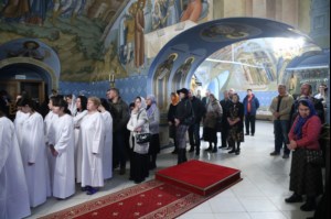 Крещальная литургия в Свято-Троицком кафедральном соборе г.Саратова