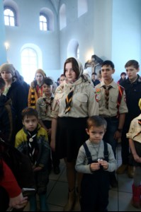 Божественная литургия в храме в честь Покрова Пресвятой Богородицы г.Петровска