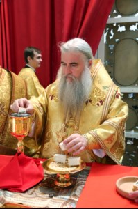 Божественная литургия в храме во имя Всех Святых, в земле Российской просиявших, г. Саратова