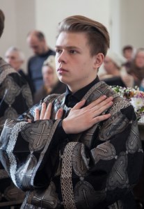 Литургия Преждеосвященных Даров в Свято-Никольском мужском монастыре г.Саратова