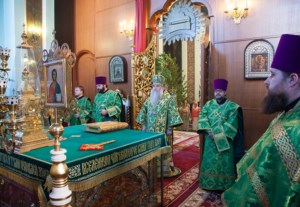 Всенощное бдение в храме Сошествия Святого Духа г. Саратова